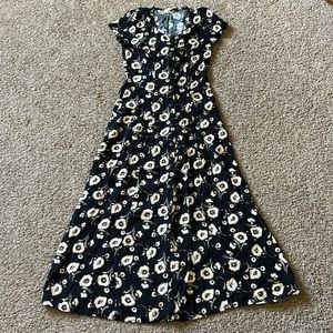 vintage rampage floral maxi dress